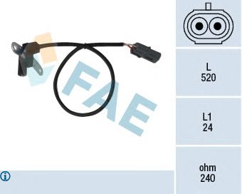 Датчик импульсов FAE 79024 (датчик частоты вращения)