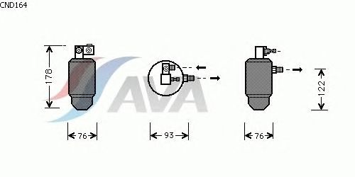 Осушитель кондиционера AVA QUALITY COOLING CND164