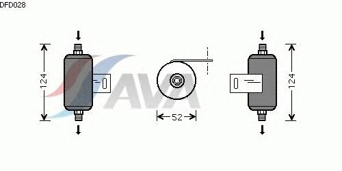 Осушитель кондиционера AVA QUALITY COOLING DFD028
