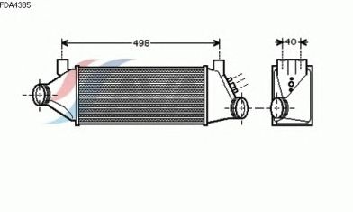 Интеркулер AVA QUALITY COOLING FDA4385