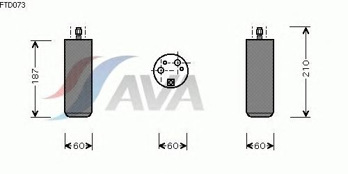 Осушитель кондиционера AVA QUALITY COOLING FTD073