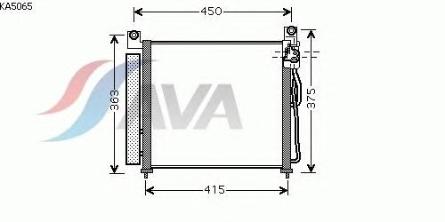 Радиатор кондиционера AVA QUALITY COOLING KA5065