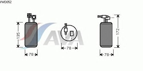 Осушитель кондиционера AVA QUALITY COOLING VWD052