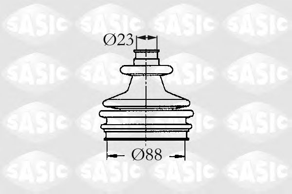 Комплект пыльника ШРУСа SASIC 2933803
