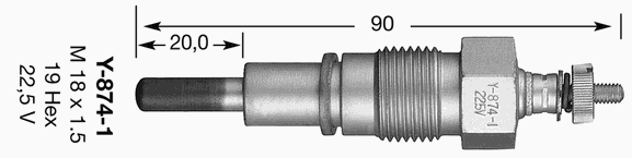 Свічка розжарення NGK 5326