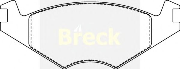 Тормозные колодки BRECK 20889 00 702 00