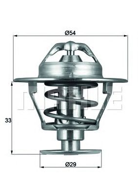 Термостат MAHLE ORIGINAL TX 86 76D