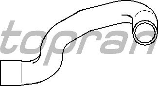 Шланг радиатора TOPRAN 500 447