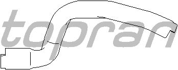 Шланг радиатора TOPRAN 721 815