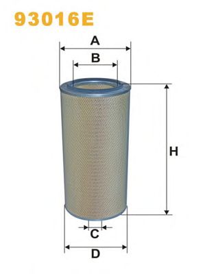 Воздушный фильтр WIX FILTERS 93016E