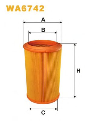 Воздушный фильтр WIX FILTERS WA6742