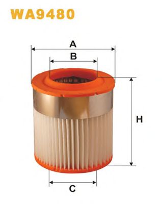 Воздушный фильтр WIX FILTERS WA9480
