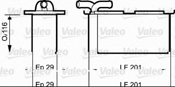 Интеркулер VALEO 818838