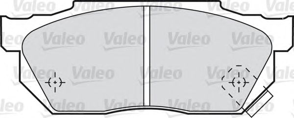 Тормозные колодки VALEO 598047