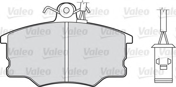Тормозные колодки VALEO 598003
