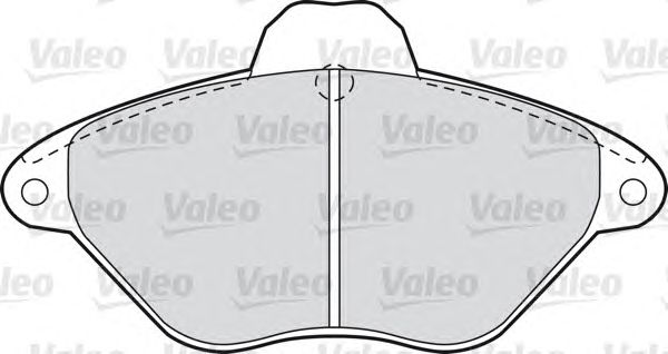 Тормозные колодки VALEO 598383