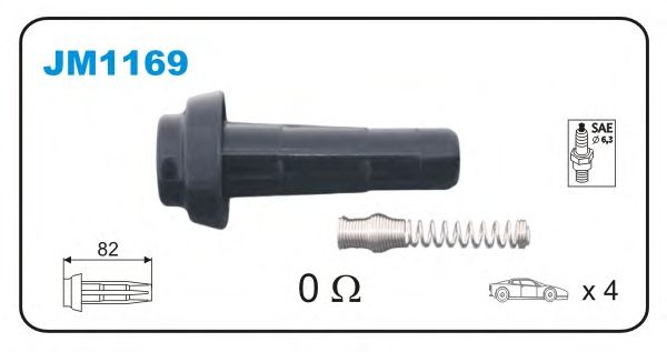 Вилка, катушка зажигания JANMOR JM1169S