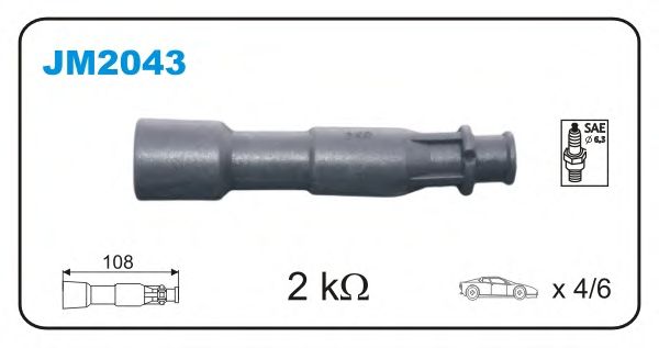 Вилка, катушка зажигания JANMOR JM2043