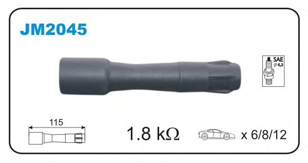 Вилка, катушка зажигания JANMOR JM2045