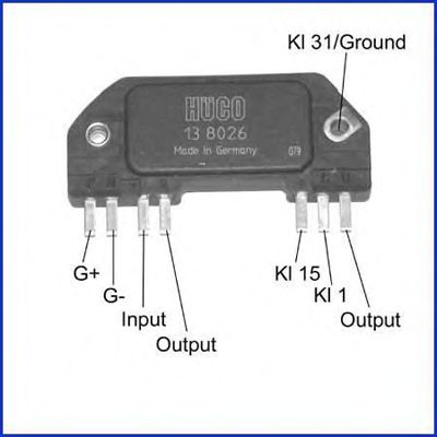 Коммутатор зажигания HUCO 138026