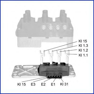 Катушка зажигания HUCO 138428