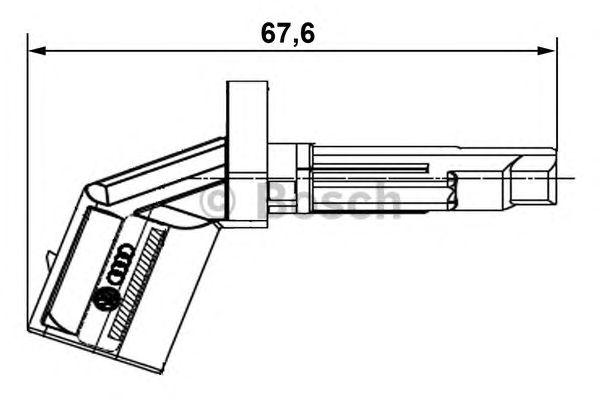 Датчик вращения колеса BOSCH 0 265 007 930