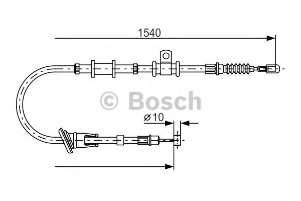Трос ручника BOSCH 1 987 482 065