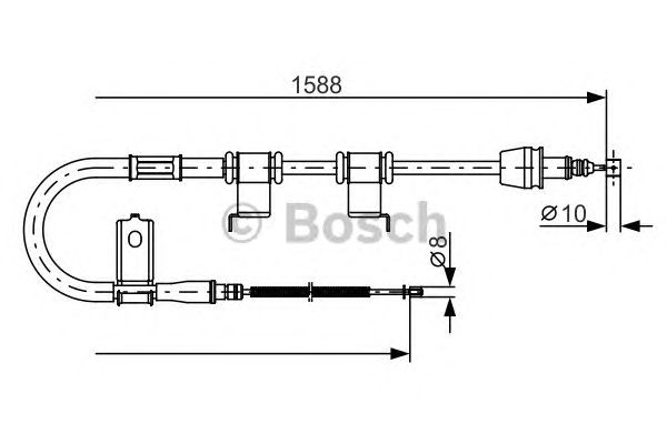 Трос ручника BOSCH 1 987 482 359