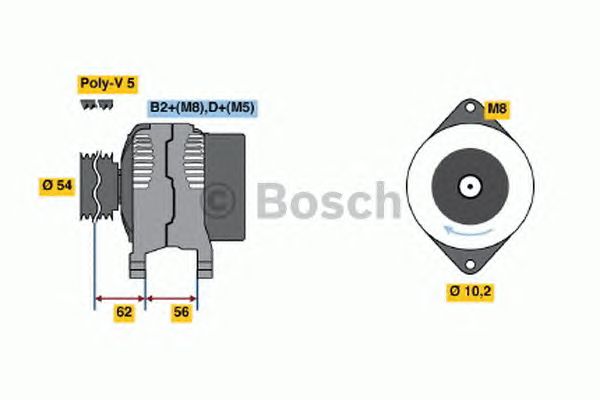 Генератор BOSCH 0 986 042 740