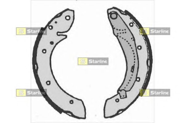 Тормозные колодки STARLINE BC 07165