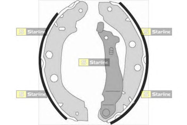 Тормозные колодки STARLINE BC 07340