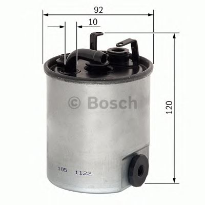 Топливный фильтр BOSCH F 026 402 044