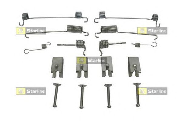 Монтажный комплект тормозных колодок STARLINE BC PR03