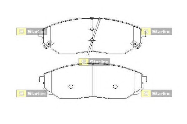 Тормозные колодки STARLINE BD S448