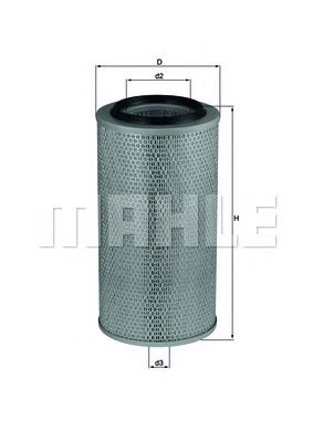 Воздушный фильтр KNECHT LX 265
