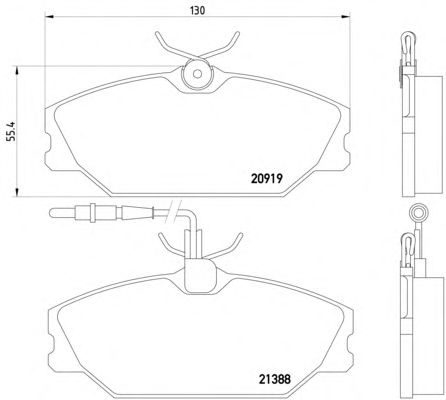 Тормозные колодки TEXTAR 2138802