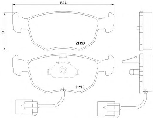 Тормозные колодки TEXTAR 2191003
