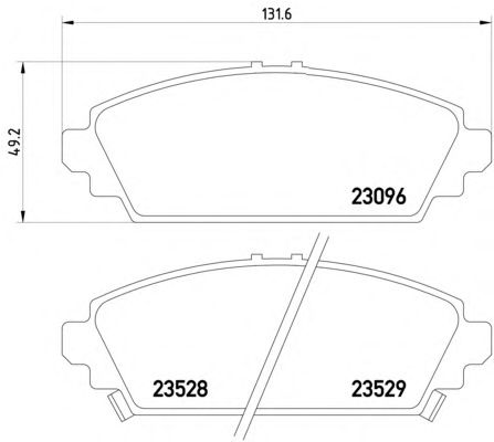Тормозные колодки TEXTAR 2309601