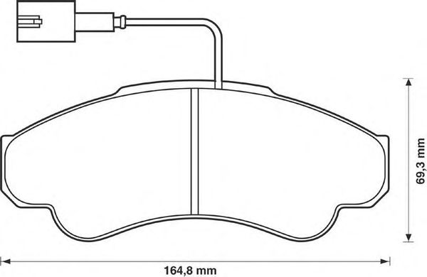 Тормозные колодки JURID 573114J