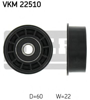 Направляющий / паразитный ролик ремня ГРМ SKF VKM 22510