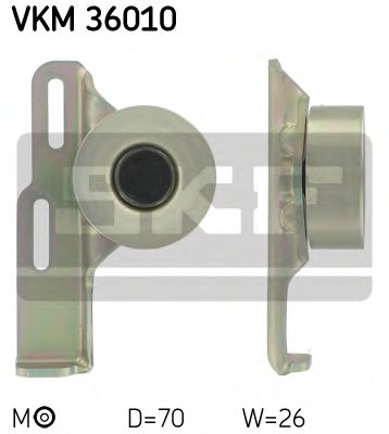 Натяжной ролик поликлинового ремня SKF VKM 36010