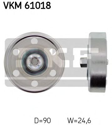 Направляющий / паразитный ролик поликлинового ремня SKF VKM 61018