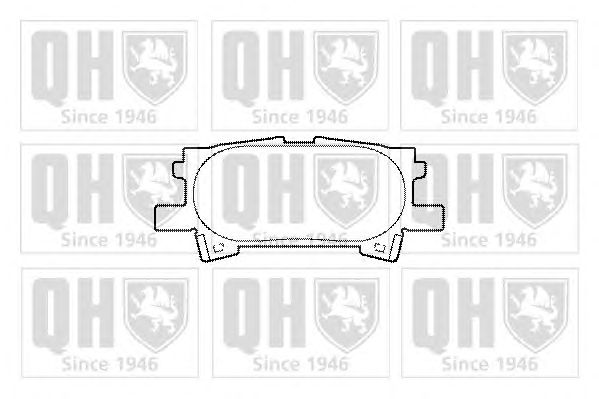 Тормозные колодки QUINTON HAZELL BP1465