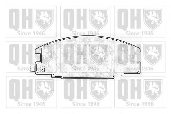 Тормозные колодки QUINTON HAZELL BP554