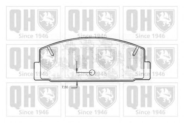 Тормозные колодки QUINTON HAZELL BP841