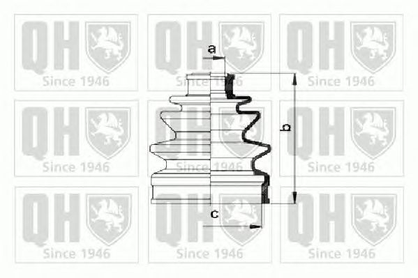 Комплект пыльника ШРУСа QUINTON HAZELL QJB766
