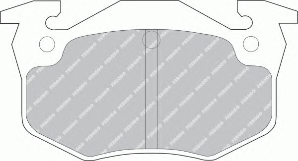 Тормозные колодки FERODO FSL558 SL