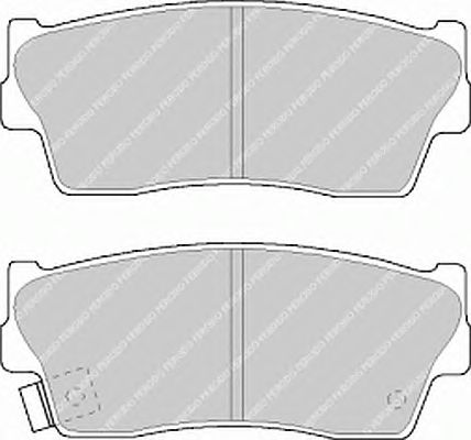 Тормозные колодки FERODO FDB712