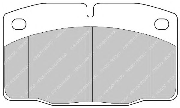 Тормозные колодки FERODO FDB173C