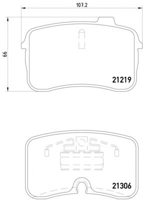 Тормозные колодки MINTEX MDB1517